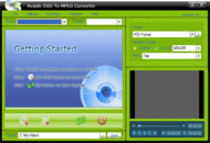 Avaide DVD To MPEG Converter screenshot